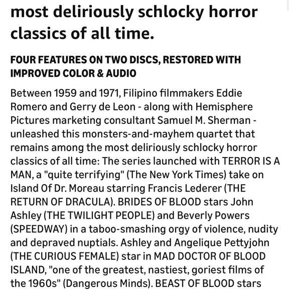 # 0664+ The Complete Blood Island Films Box Set - Picture 7 of 12